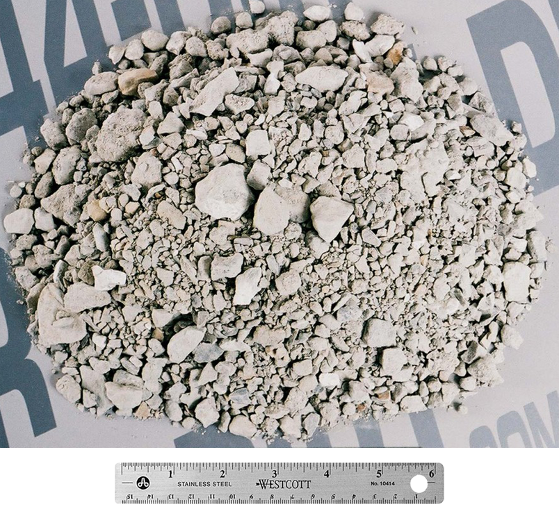 844-Dirt Grade Eight Crushed Limestone Stone